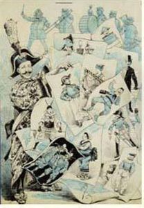 Le Bal Des Incoherents. Quelques Costumes, Circa 1886 by J-M. Onfray Brev. De Job