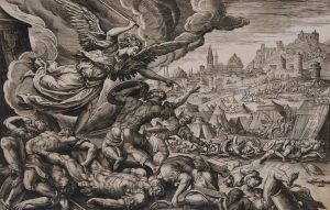 The Temptation Of Christ by Gerhard De Jode