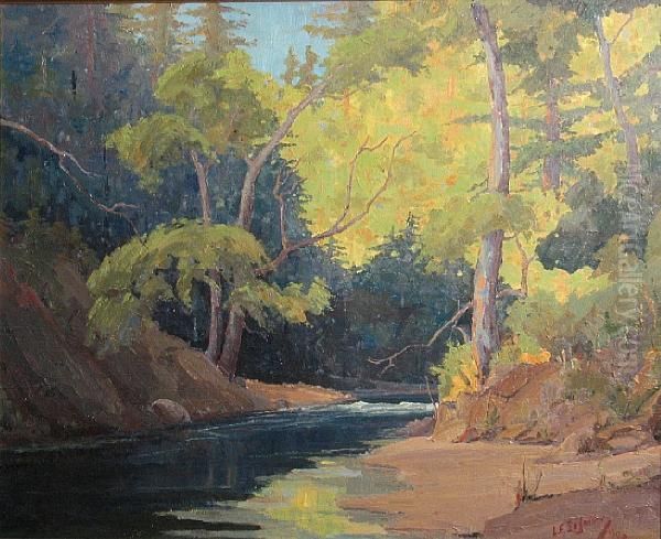A Forest Creek, 1950; A Home With A Fence,1945 (2) - view 1