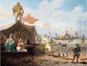 Scene De Danse Sur Un Port