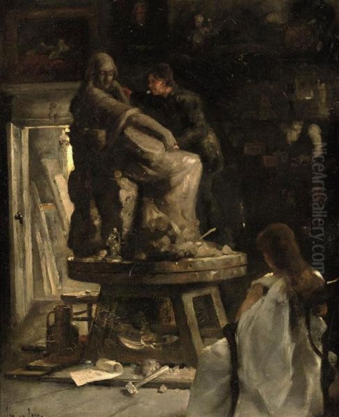 De Beeldhouwer: Sculptor At Work - view 1