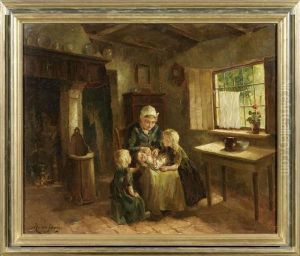 Family In A Peasant Interior