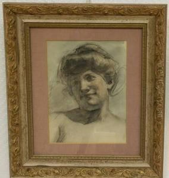 Portret Van Jonge Vrouw - view 1