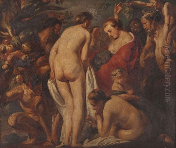 Mythologische Szene (nach Jacob Jordaens) - view 1