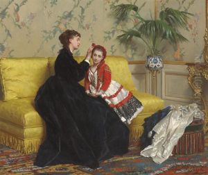 Preparing For The Ball by Gustave Leonhard de Jonghe