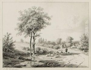 Paysage Au Berger by Jan Baptiste de Jonghe