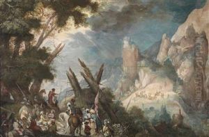 Mountainous Landscape With The Conversion Of Saul