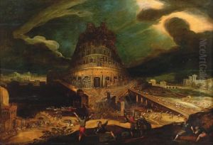 La Tour De Babel by Kerstiaen De Keuninck The Elder