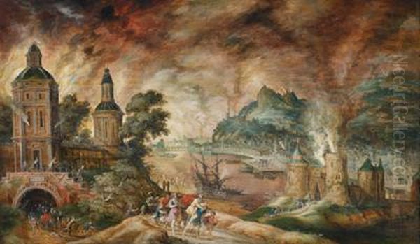 Umkreislandschaft Mit Aeneas - view 1