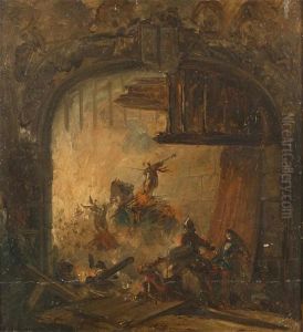 ""prise D""un Chateau"" by Nicaise de Keyser