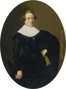 Portrait Of A Young Man by Thomas De Keyser