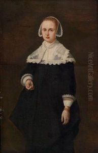 Bildnis Einer Dame by Thomas De Keyser