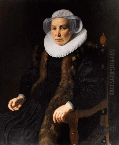 Portrait Einer Dame Im Lehnstuhl - view 1