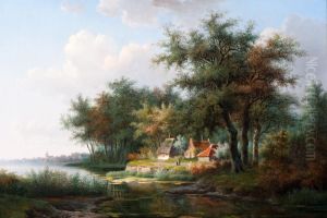 A Walk Along The Farms By The Water by Willem De Klerk