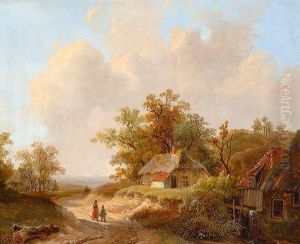 Landscape With Watermill by Willem De Klerk