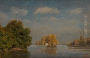 Vue De L'ilot by Alfred De Knyff