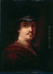 Portrait De Rembrandt by Daniel De Koninck