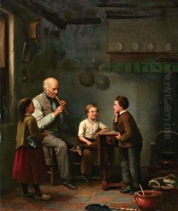 De Muziekles by Leendert de Koningh