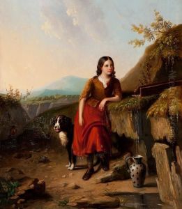 The Filling Of The Jug by Leendert de Koningh