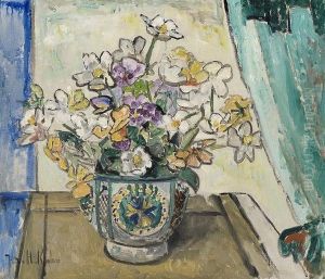 Flowers In A Vase by Julie Holmberg De Krohn