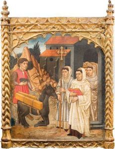 El Milagro De La Mula Arrodillada by Juan De La Abadia