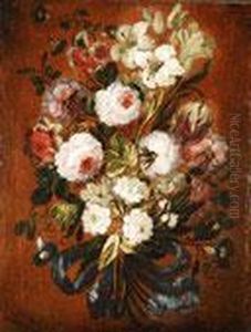 Ramo De Rosas Y Azucenas by Gabriel De La Corte