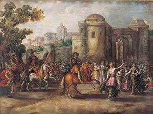 La Entrada Triunfal De David by Juan De La Corte