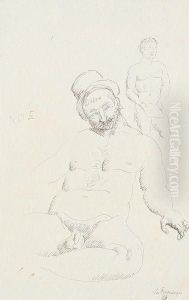 L'ivresse De Noe by Roger de La Fresnaye