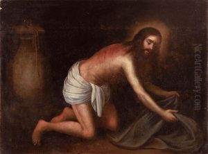 Cristo Dopo La Flagellazione by Juan Leandro De La Fuente