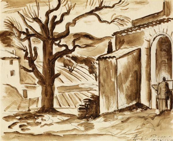 Le Peintre A La Cadiere - view 1