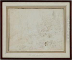 Vue Du Chalet De La Rive, Situe Sur La Montagne Des Voirons by Pierre Louis De La Rive
