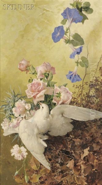 Dove And Flowers - view 1