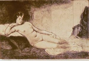 Etude De Nud by Angele De La Salle