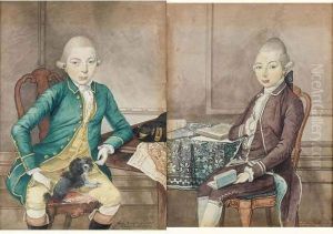 Portrait D'homme Au Livre
