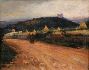 Paysage De Montagne by Emmanuel De La Villeon