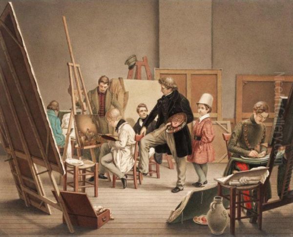 In The Artist's Studio - view 1