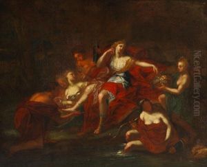Diana Und Ihre Nymphen Im Bade by Gerard de Lairesse