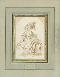 Elegante Au Panier Assise