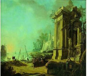 Rivage Mediterraneen Avec Un Palais Baroque
