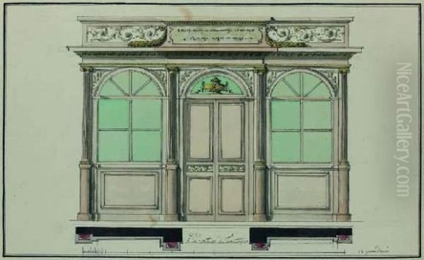 Trois Elevations De Facade Pour Une Boutique - view 1