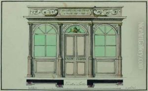 Trois Elevations De Facade Pour Une Boutique by Richard De Lalonde