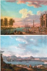 L'escadre En Rade Et Port Mediteraneen by Joseph De Landerset