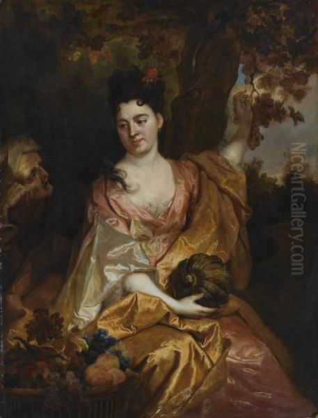 Portrait Of A Lady As Pomona, Beside Her Vertumnus - view 1