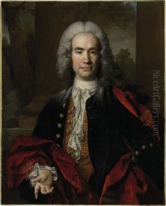 Portrait Of Gaspard Gedeon Petau, by Nicolas de Largillierre