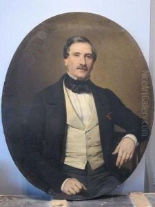 Portrait D'homme Au Gilet Clair