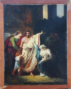 Scene From The Life Of Coriolanus by Charles Philippe-A. De Lariviere