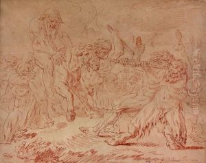 L'ivresse De Bacchus by Louis-Felix De Larue