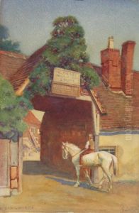 'at Kenilworth' - A Visit To The Blacksmith by Gaspard De Latoix