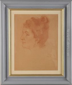 Damenportrait by Philip De Lazlo