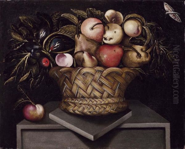 Natura Morta Con Frutta In Uncesto - view 1